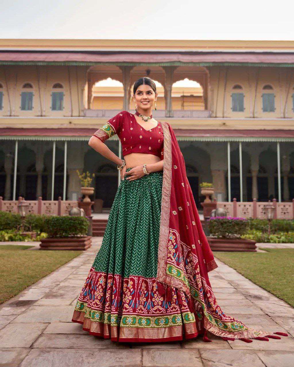 Women's Traditional Printed Lehenga Choli Set with Embroidered Dupatta ? Festive Wear - Image 2